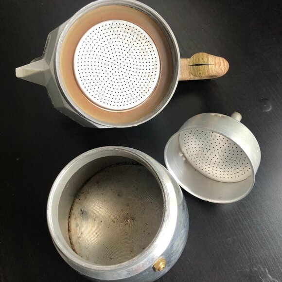 Gnali & Zani Large Italian Stove Top Espresso Coffee Maker Moka pot 8 Cup Italy - Picture 5 of 8